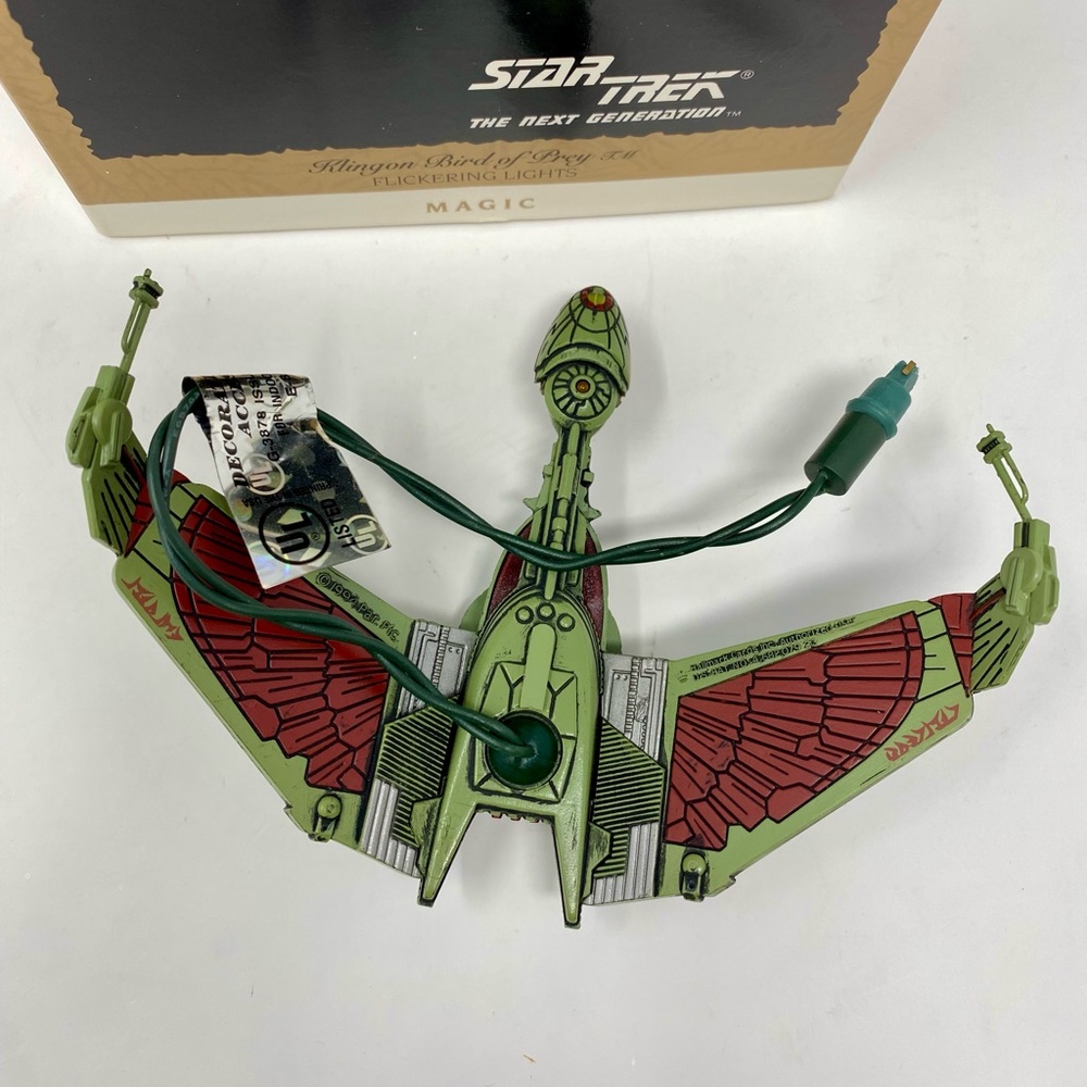 Star Trek Klingon Bird of Prey Ornament - Picture 6 of 6